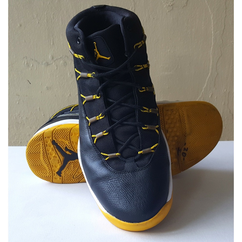 Nike Jordan Prime Flight Black Varsity Maize  616846-012  size 11.5 - Picture 2 of 10